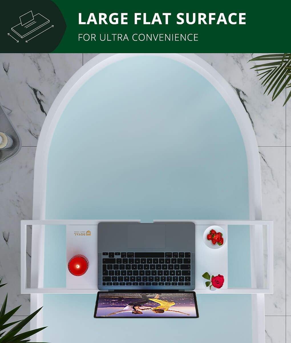Luxury Expandable Bamboo Batht - đánh giá và giá Bath Caddy Tray