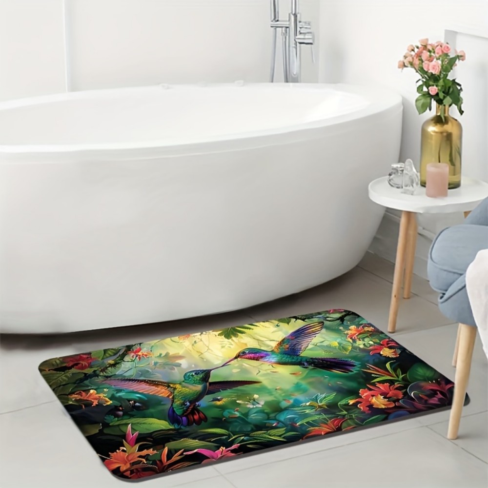 VIKAMA Spring Hummingbird Trop - đánh giá và giá Home Bathroom Rugs