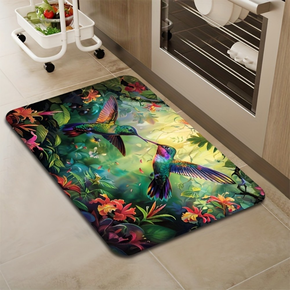 VIKAMA Spring Hummingbird Trop - đánh giá và giá Home Bathroom Rugs
