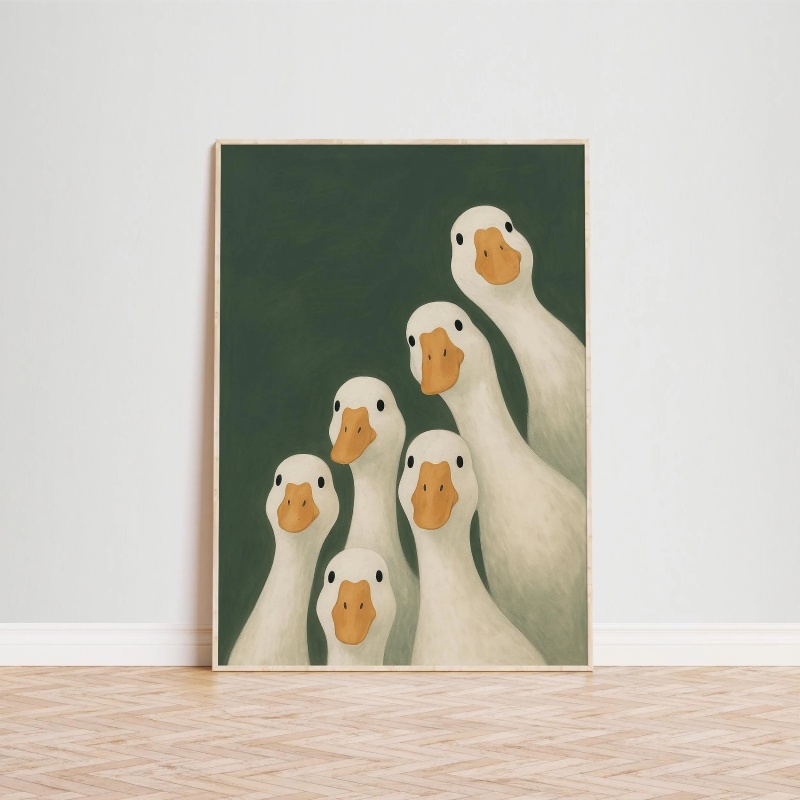 Duck Goose Poster, Funny Bathr - đánh giá và giá Home Bathroom Painting Ideas
