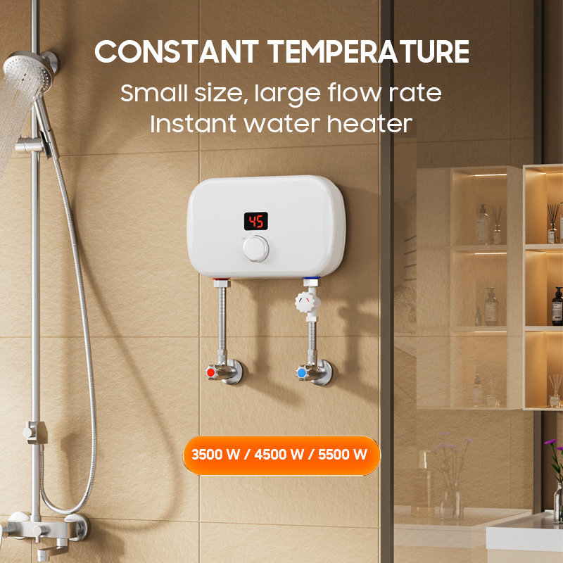 Home Mini 5000W 5500kW Tankles - đánh giá và giá Home Bathroom Geyser