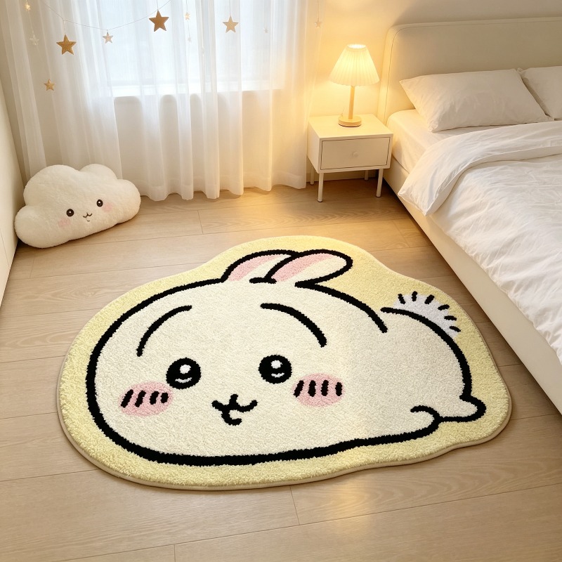 -Chiikawa Cartoon Rug Anime Ha - đánh giá và giá Home Bathroom Rugs