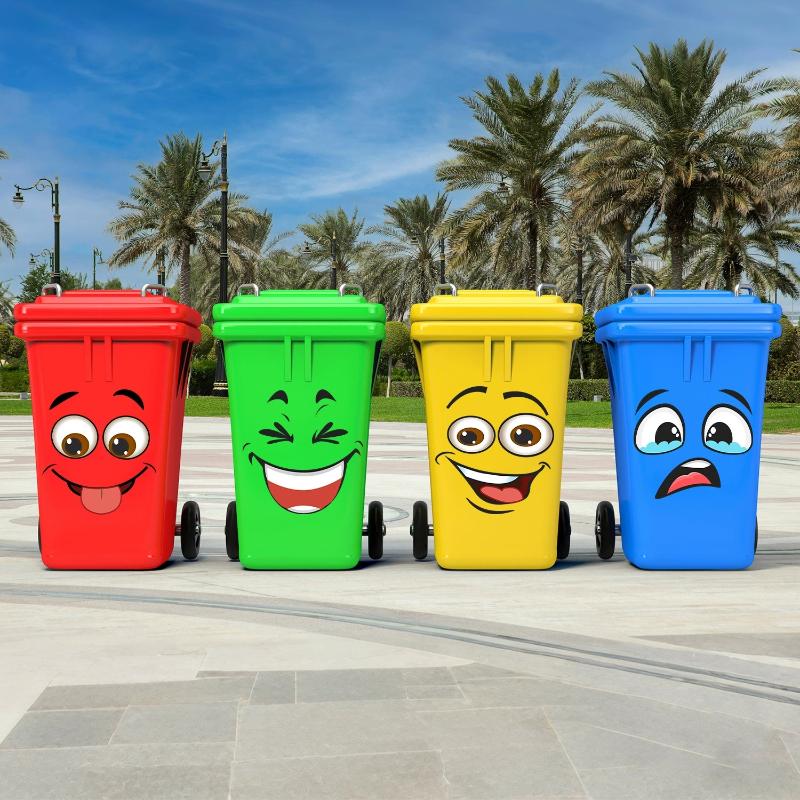 4 Pc Removable Trash Can Stick - đánh giá và giá Home Bathroom Trash Can